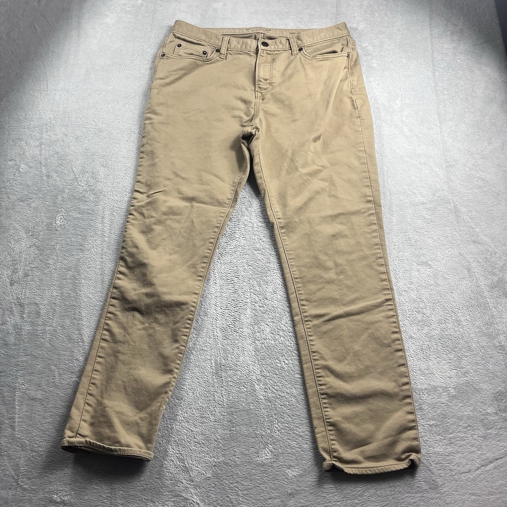 Banana Republic‎ Travel Jean Athletic Fit Jeans Mens Size 33x28* Beige